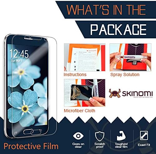 Skinomi Tam Vücut Cilt Koruyucu ile Uyumluhuawei MediaPad T2 10.0 Pro (10.1 inç)(Ekran Koruyucu + arka kapak) TechSkin