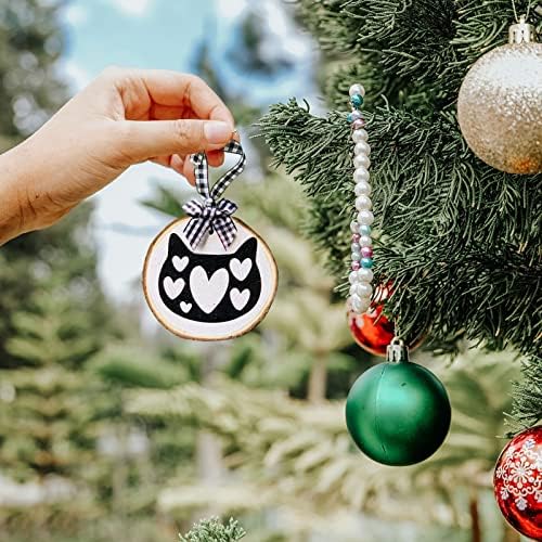 NEARTİME Yaratıcı Kolye Noel Ağacı Dekorasyon Kolye Noel Ağacı Dekorasyon Kolye Noel Charm Şömine için Noel Heykelleri