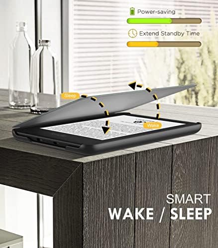 Kindle için Kılıf (10. Nesil, 2019 Sürümü) (Model No.J9G29R)-Otomatik Uyandırma/Uyku ile-Bilek Kayışı ve kalemle