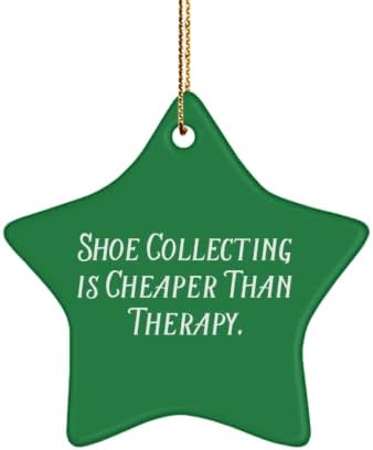 Eşsiz Fikir Ayakkabı Toplama Hediyeleri, Ayakkabı Toplama Terapiden Daha Ucuzdur., Ayakkabı Toplama Yıldız Süsü