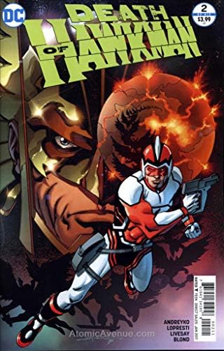 Hawkman'ın Ölümü, 2 VF / NM; DC çizgi romanı