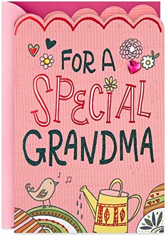 Çocuklardan Büyükanne için Hallmark Pop Up Anneler Günü Kartı (3D Petek Kalp) (0699MBC7722)