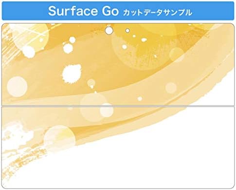 ıgstıcker Çıkartması Kapak Microsoft Surface Go/Go 2 Ultra İnce Koruyucu Vücut Sticker Skins 001903 Basit Boya Sarı