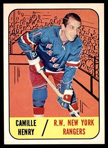 1967 Topps 26 Camille Henry New York Rangers - Hokey (Hokey Kartı) ESKİ / MT + Rangers-Hokey