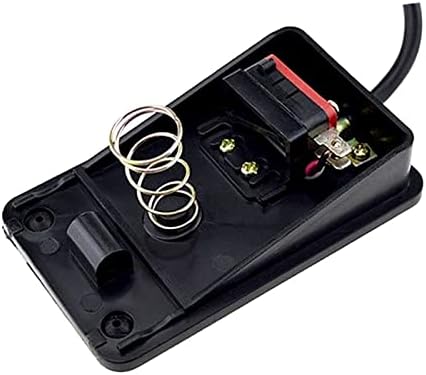 HALONE 1 Adet Elektrikli Ayak pedal anahtarı Güç Kontrolörü SPDT Açık Kapalı 1NO1NC Anlık Elektrik Anahtarı (Renk