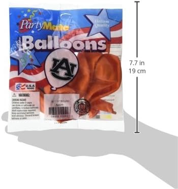 Pioneer Balon Şirketi 10 Adet Kumral Lateks Balon, 11, Çok Renkli