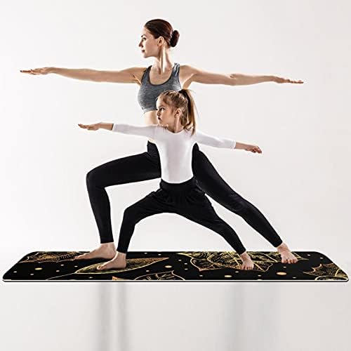 6mm Ekstra Kalın Yoga Mat, 944 Baskı Çevre Dostu TPE egzersiz matları Pilates Mat Yoga, Egzersiz, Çekirdek Fitness