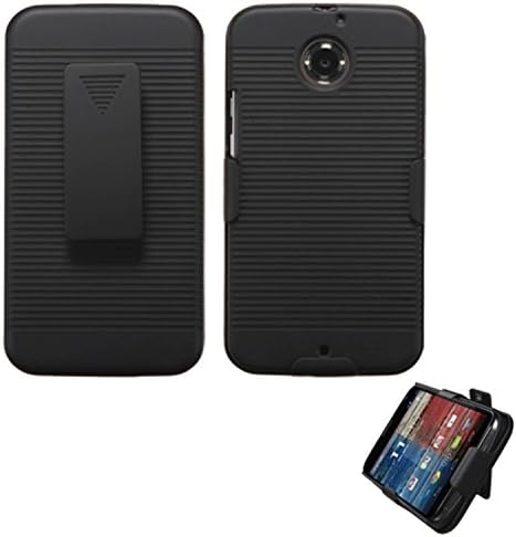 MyBat Motorola Moto X + 1 Hibrit Kılıf - Perakende Ambalaj-Siyah