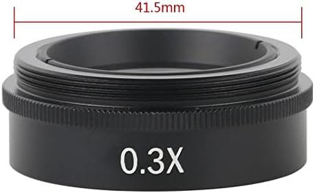 Mikroskop Aksesuarları 0.5 X/0.35 X/2X/1X Cam Lens 42mm Sanayi Video Mikroskop Kamera Laboratuar Sarf Malzemeleri