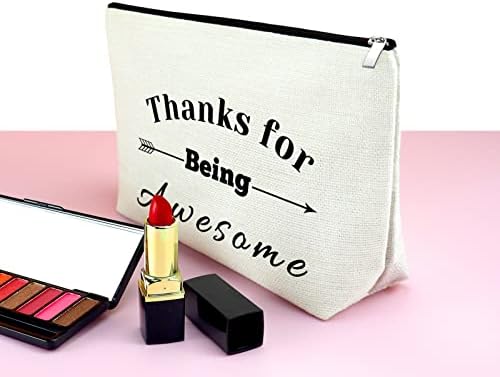 Teşekkür Ederim Hediyeler Makyaj Çantası Öğretmen iş arkadaşları için ilham verici takdir hediyeler Kadınlar için