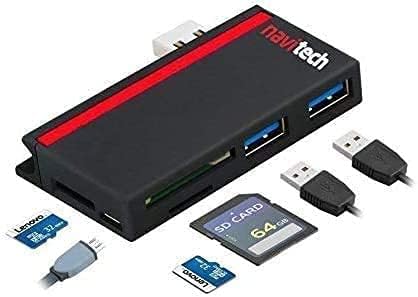 Navitech 2 in 1 Dizüstü / Tablet USB 3.0 / 2.0 HUB Adaptörü / mikro usb Girişi ile SD / Mikro USB kart okuyucu ile