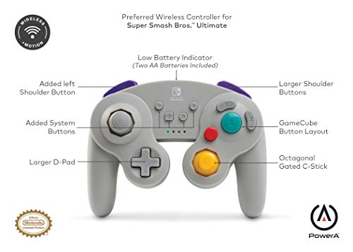 Nintendo Switch için PowerA Extreme Party Pack Kablosuz Denetleyici-GameCube Stili: 3'lü Paket-Nintendo Switch (Yalnızca