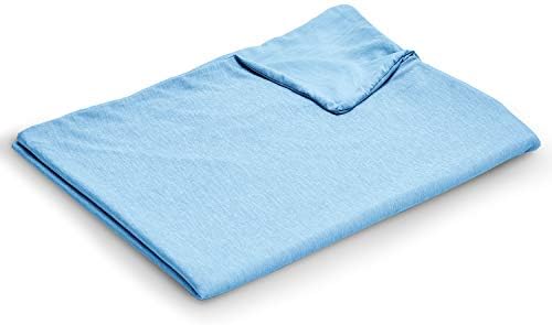 EXQ Ev Soğutma Ağırlıklı Battaniye Örtüsü 41x60-İkiz Boy Çocuklar için Premium Yumuşak Nevresim Fermuarlı Ağırlıklı