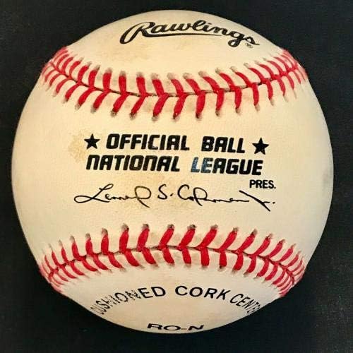 BRETT TOMKO (Reds) imzalı Ulusal Lig (Coleman) beyzbol (TU) - İmzalı Beyzbol Topları