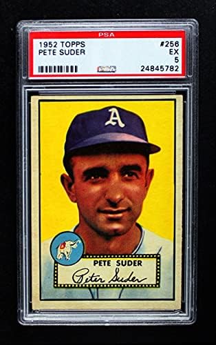 1952 Topps 256 Pete Suder Philadelphia Atletizm (Beyzbol Kartı) PSA PSA 5.00 Atletizm