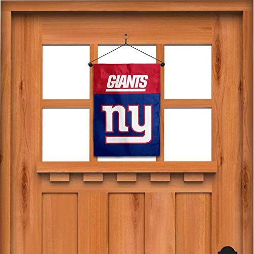 NFL New York Giants 2 Taraflı Ev / Bahçe Bayrağı (13 x 18), Mavi,