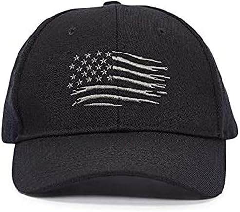 Okuna Karakol Siyah Amerikan Bayrağı Şapka ile Erkekler için İç Taç Elastik Bant, Bir Boyut En Uyar