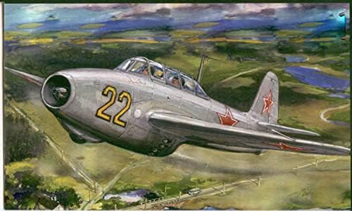 Model Yak - 17UTI Sovyet Jet Avcı Uçağı 1947 Yıl 1/72 Ölçekli Plastik model seti 7282