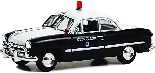 Greenlight 86635 1949-Cleveland Polis Telsiz Arabası Cleveland, Ohio 1:43 Ölçekli Döküm