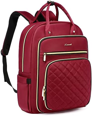Kadınlar için LOVEVOOK Laptop sırt çantası, Kadınlar için iş seyahat bilgisayar sırt çantası suya dayanıklı, USB