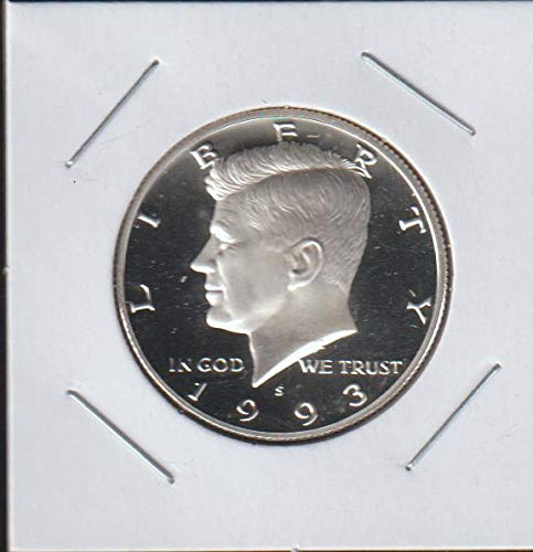 1993 S Kennedy (Bugüne kadar 1964) (%90 Gümüş) Yarım Dolar Mükemmel Mücevher Kanıtı DCAM ABD Darphanesi