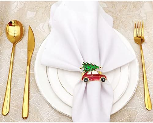 GGRBH 10 adet otel sofra takımı Noel Ağacı Hasat Festivali Peçete Halkası Peçete Düğmesi