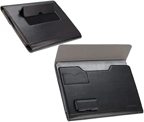Broonel Siyah Deri Folio Kılıf-Klavyeli HP Tablet 11-be0014na ile Uyumlu