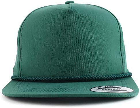 Trendy Giyim Mağazası Klasik 5 Panel Golf Şapkası Flatbill Snapback Şapka