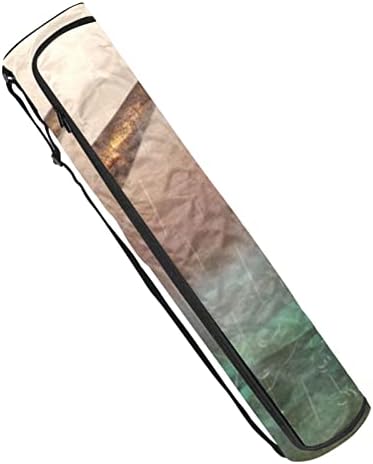 RATGDN Yoga Mat Çantası, Dinozor egzersiz Yoga matı Taşıyıcı Tam Zip Yoga Mat Taşıma Çantası için Ayarlanabilir Kayış