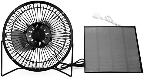 Garosa GÜNEŞ PANELİ Powered Fan ile USB, 6 V 4.5 W Mini Taşınabilir Güneş Fanı, Taşınabilir Kişisel Soğutma Fanı