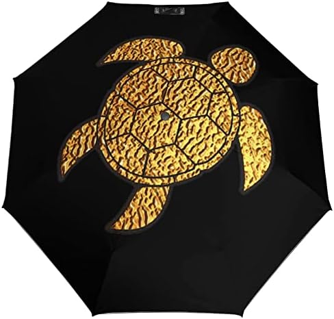Deniz kaplumbağası 3 kat seyahat şemsiye Anti-Uv rüzgar geçirmez şemsiye moda otomatik açık şemsiye