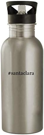 Ivır zıvır Hediyeler santaclara-20oz Paslanmaz Çelik Hashtag Açık Su Şişesi, Gümüş