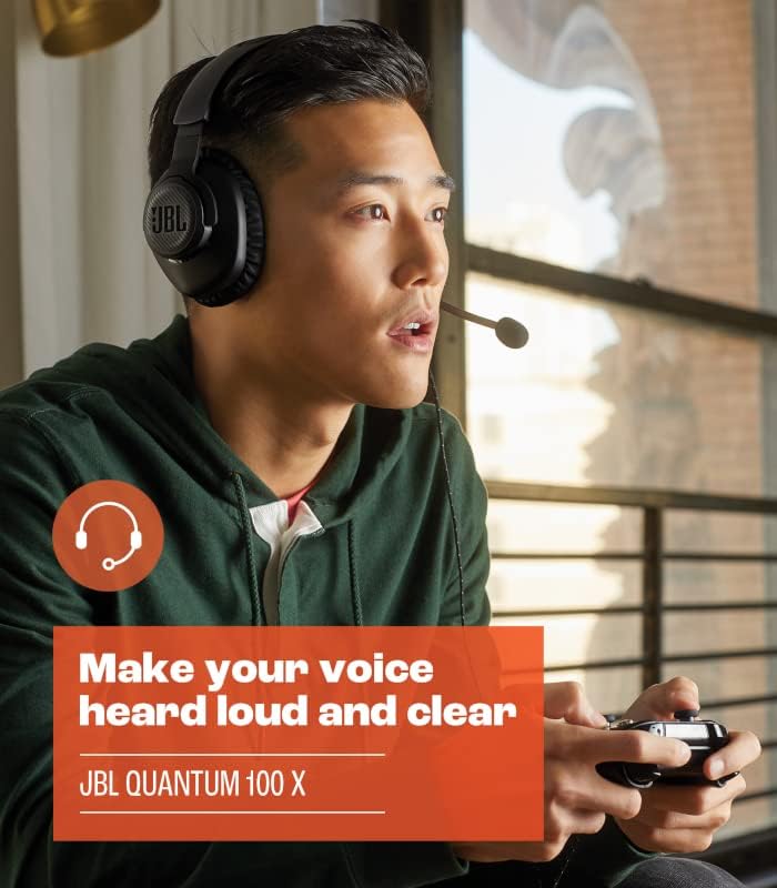 JBL Quantum 100X Konsol-Xbox için Oyun Kulaklığı (Siyah)
