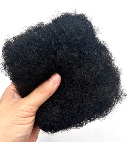 Dreadlock uzantıları için Afro Kinky toplu insan saçı %100 insan saçı.2 Paket 10 inç uzunluğunda, doğal siyah 1B,