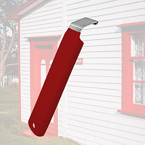 ZUİWAN 1 Adet Kırmızı 7 İnç Vinil Siding Temizleme Aracı-Sertleştirilmiş, Söndürülmüş, buzlu Kaymaz Kavrama Kolu