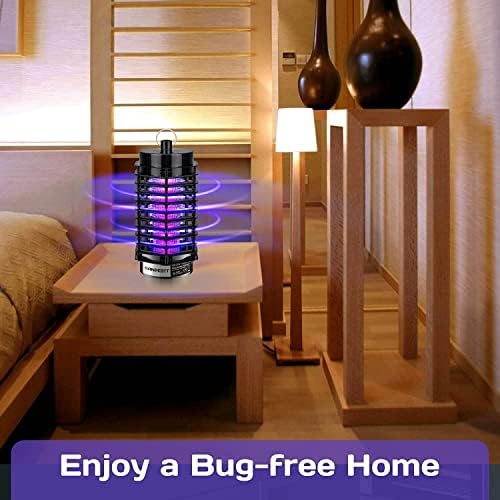 Böcek tuzağı Kapalı, Elektrikli Sivrisinek Tuzağı, 4200V Yüksek Gerilim Böcek Yakalayıcı Ev İçi, Kapalı Tuzak ve
