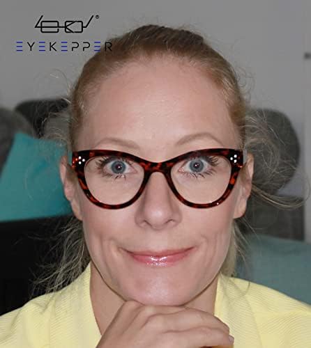 Eyekepper, Birlikte Verilen 4'lü Bayan Okuma Gözlüklerinde ve Kadınlar için 4'lü Okuyucularda %10 Tasarruf Edin +0,75