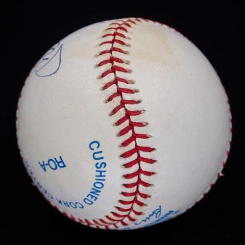Mickey Mantle NO. 7 İmzalı OAL Beyzbol PSA / DNA Sınıfı 8 Otomatik İmzalı Beyzbol Topları