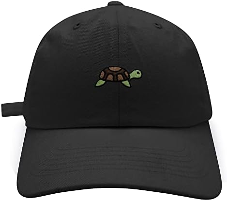 JPAK Kaplumbağa Beyzbol Şapkası İşlemeli Pamuklu Baba Şapkası-Hayvanat Bahçesi Hayvanı
