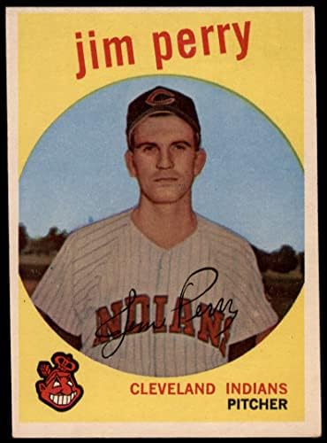 1959 Topps 542 Jim Perry Cleveland Kızılderilileri (Beyzbol Kartı) ESKİ Kızılderililer