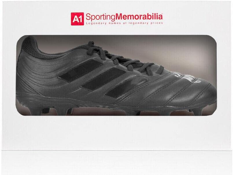 Kalvin Phillips İmzalı Futbol Ayakkabısı-Adidas, Siyah-Hediye Kutusu İmzası - İmzalı Futbol Topları