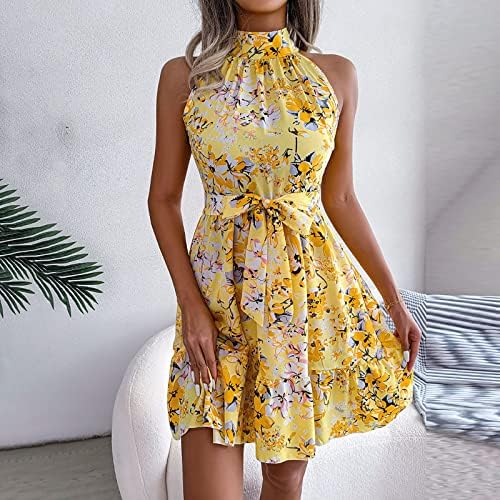 Flounces ile Kadın Moda İlkbahar/Yaz Tarzı Dantel Çiçek Elbise