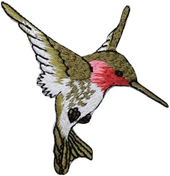 Sinek kuşları, İşlemeli, Ütü Yama (Hummingbird01)