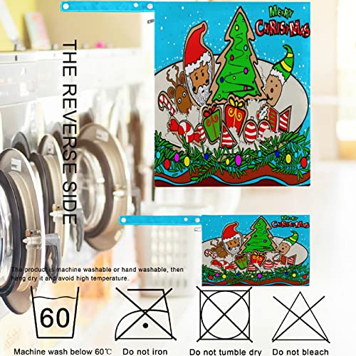 visesunny Merry Christmas Santa Fermuarlı Cepli 2 Adet ıslak Çanta Yeni Yılınız Kutlu Olsun Yıkanabilir Kullanımlık