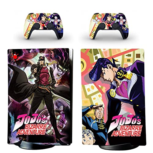 Anime jojo'nun Dio Tuhaf Jotaro Macera PS4 veya PS5 Cilt Sticker PlayStation 4 veya 5 Konsol ve 2 Kontrolörleri Çıkartması