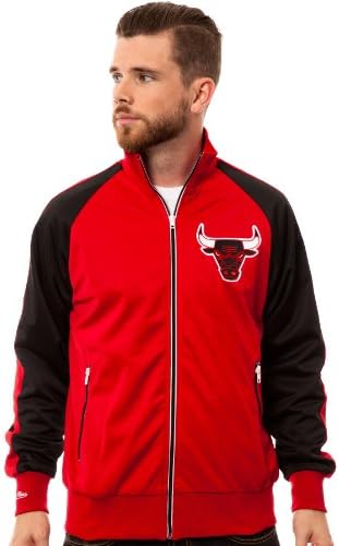 Mitchell ve Ness Chicago Bulls NBA Backboard Ceketi (Kırmızı)