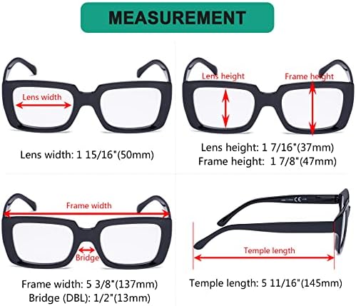Eyekepper, Birlikte Verilen 4'lü Bayan Okuma Gözlüklerinde ve Kadınlar için 4'lü Okuyucularda %10 Tasarruf Edin +2,25