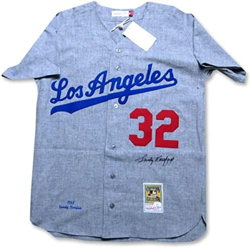 Sandy Koufax İmzalı İmzalı Mitchell & Ness Forması Dodgers 1963 JSA XX29232 - İmzalı MLB Formaları
