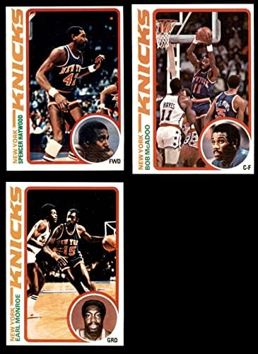 1978-79 Topps New York Knicks Takım Seti New York Knicks (Set) ESKİ / MT Knicks