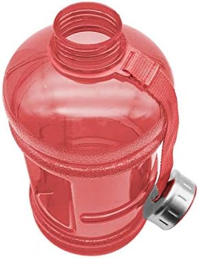 INNOLİFE BPA Ücretsiz Yeniden Kullanılabilir Spor Su Şişesi Sızdırmaz Konteyner 2.2 L (75oz) - kırmızı